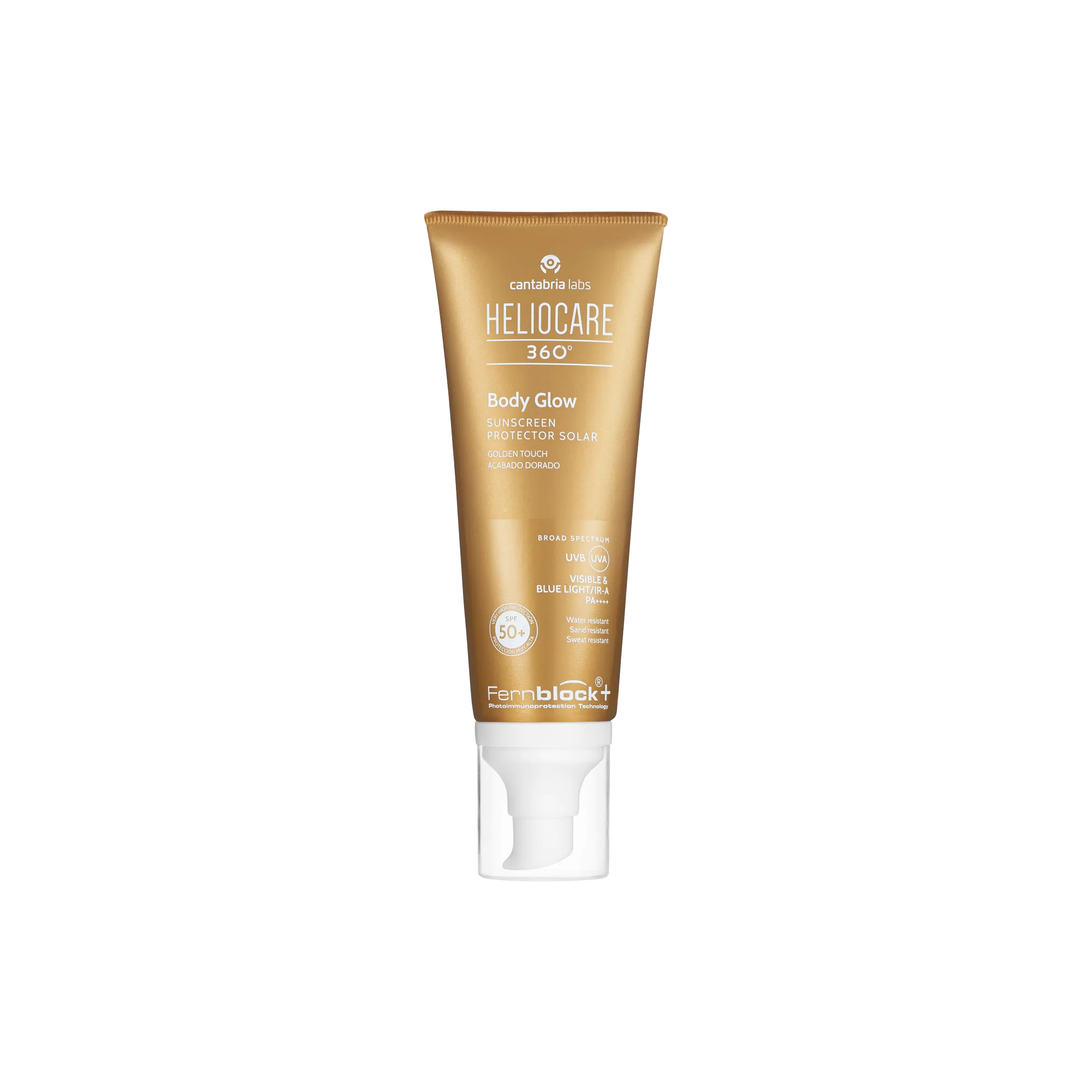 Гель фотопротектор "Сияние кожи" SPF 50+ для тела / Heliocare 360 Body Glow SPF50+ 