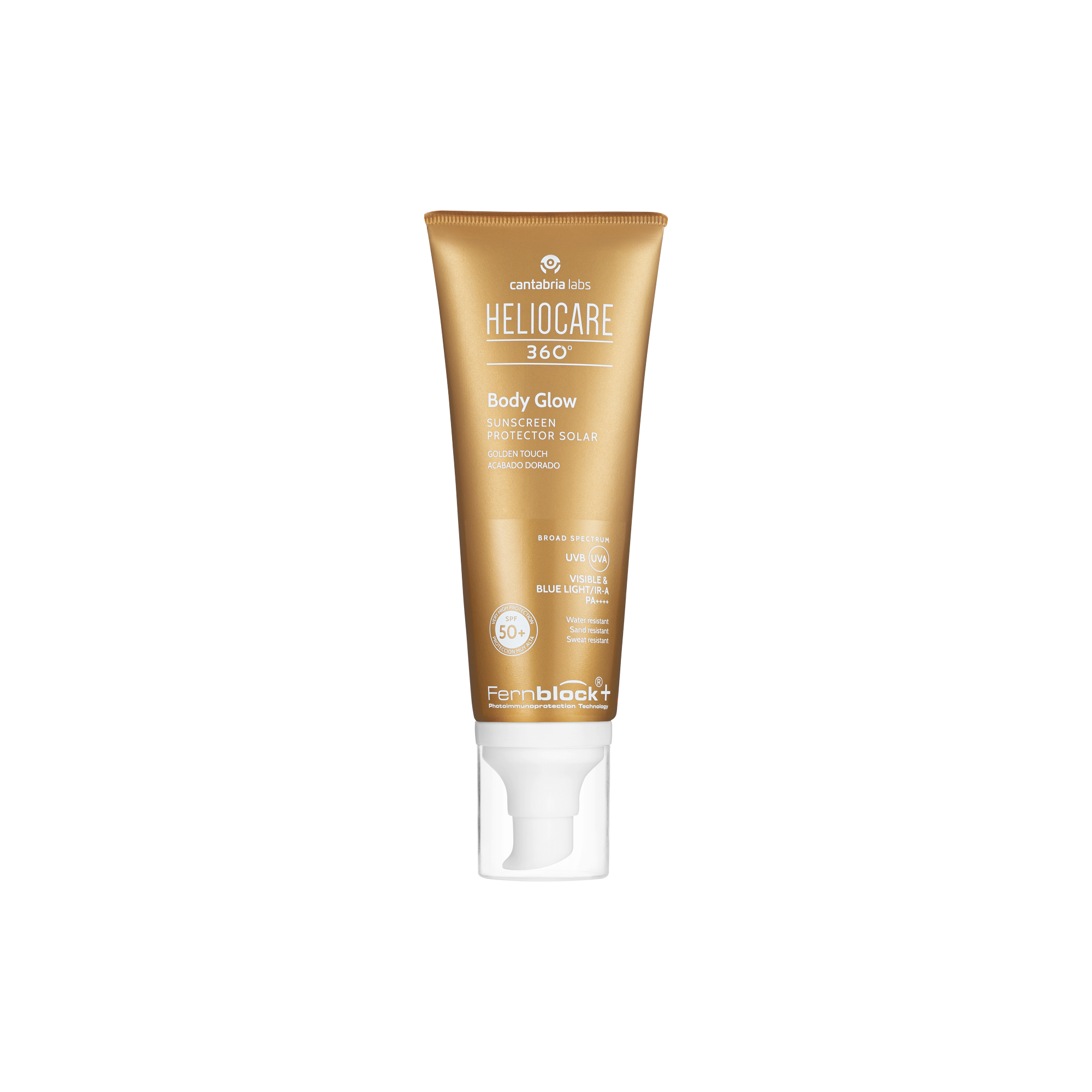 Гель фотопротектор "Сияние кожи" SPF 50+ для тела / Heliocare 360 Body Glow SPF50+ 