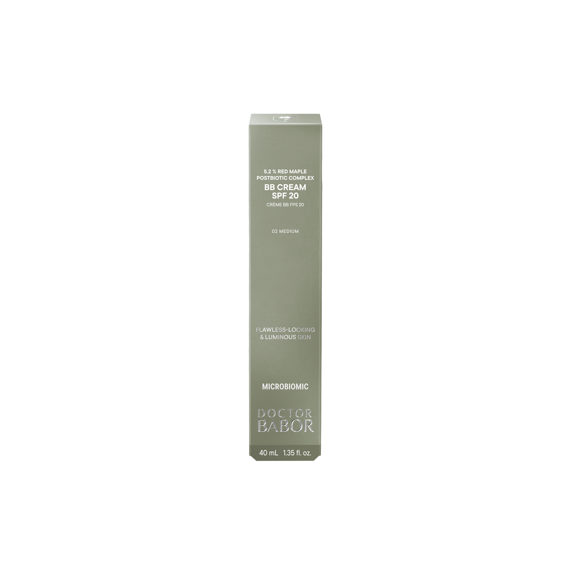 BB - крем и SPF 20 для лица / Doctor Babor Microbiomic BB Cream SPF 20 02 Medium 40ml