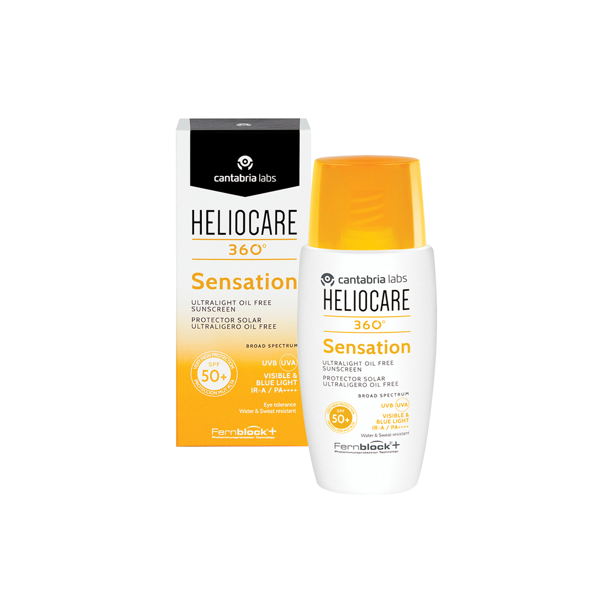 Легкий солнцезащитный флюид для лица / Helio Sensation Spf 50+