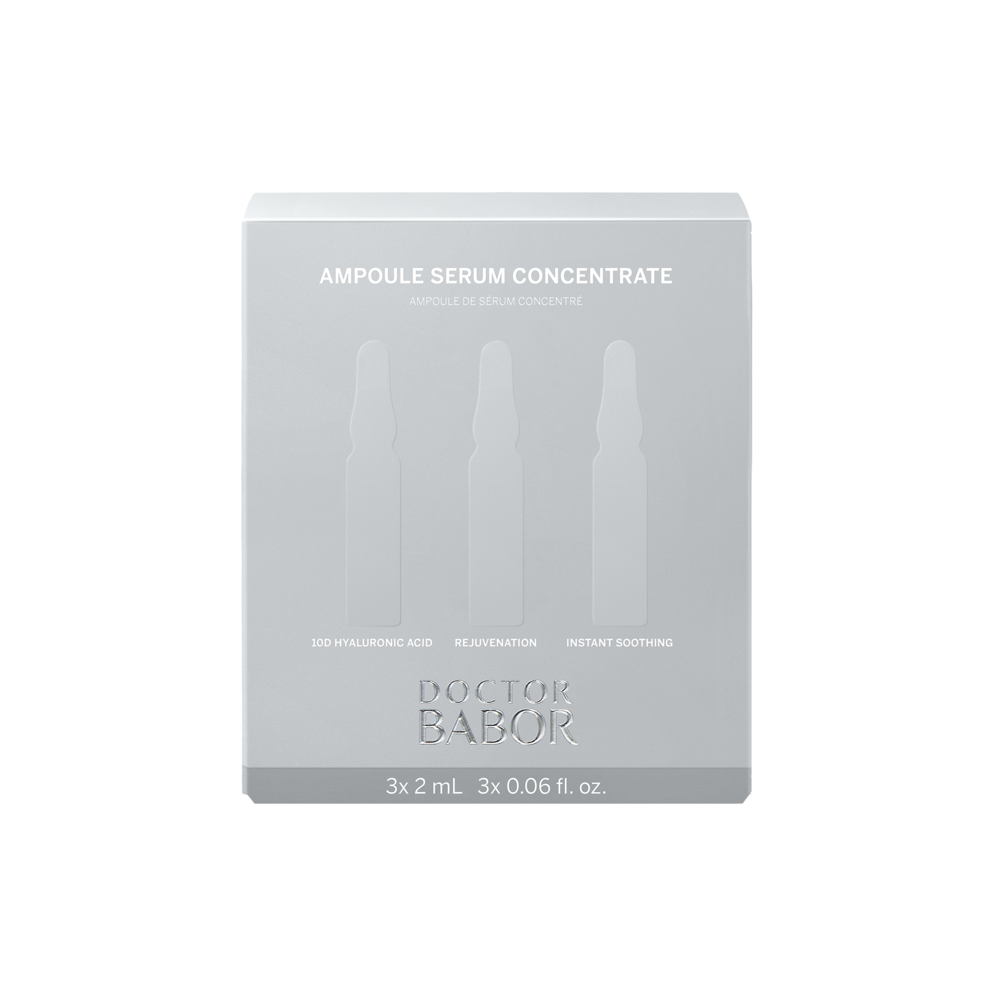 Набор Ампульных Концентратов для лица / DOCTOR BABOR HYDRATION 10D hyaluronic acid ampoule serum