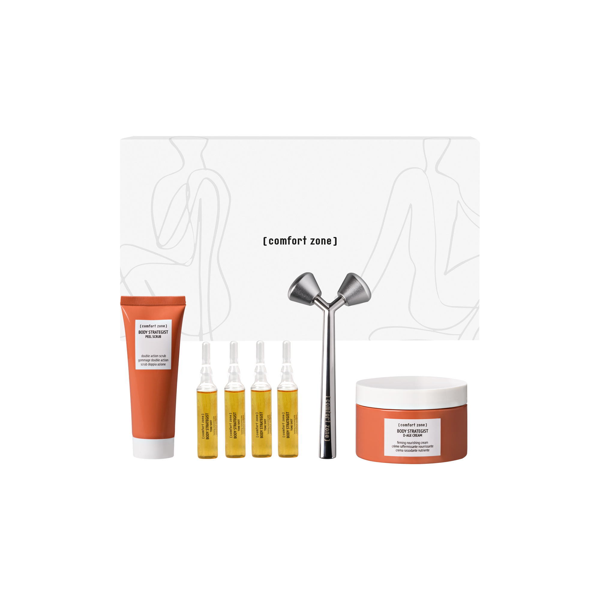 НАБОР "СТРАТЕГИЯ ИДЕАЛЬНОГО ТЕЛА: "28 ДНЕЙ ДЛЯ ТОНУСА" ДЛЯ ТЕЛА / BODY STRATEGIST 28-DAY TONE KIT