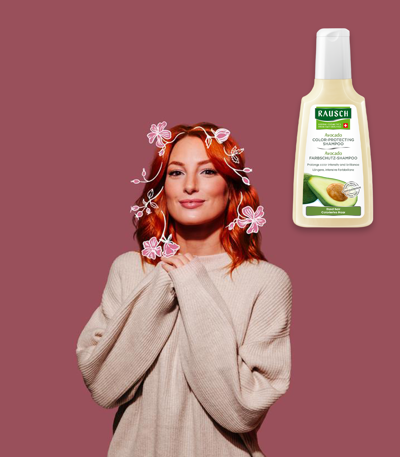 Rausch - Шампунь для окрашенных волос / Avocado COLOUR-PROTECTING SHAMPOO