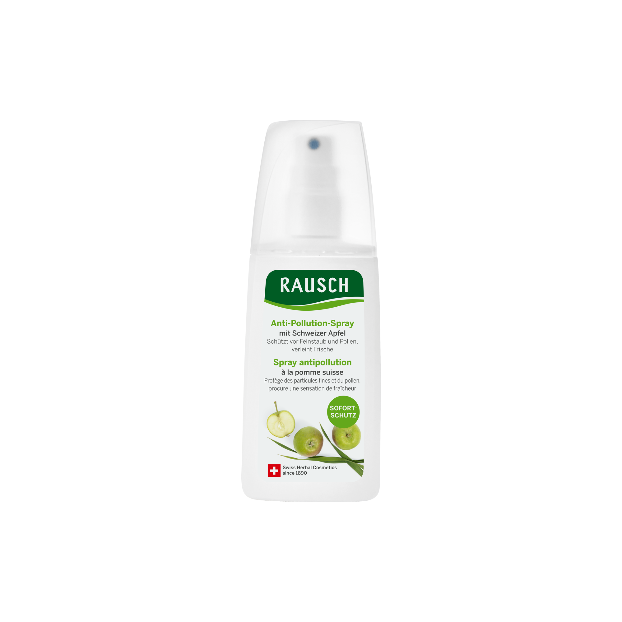 Спрей-кондиционер для волос швейцарские травы / Anti-pollution spray conditioner with Swiss apple