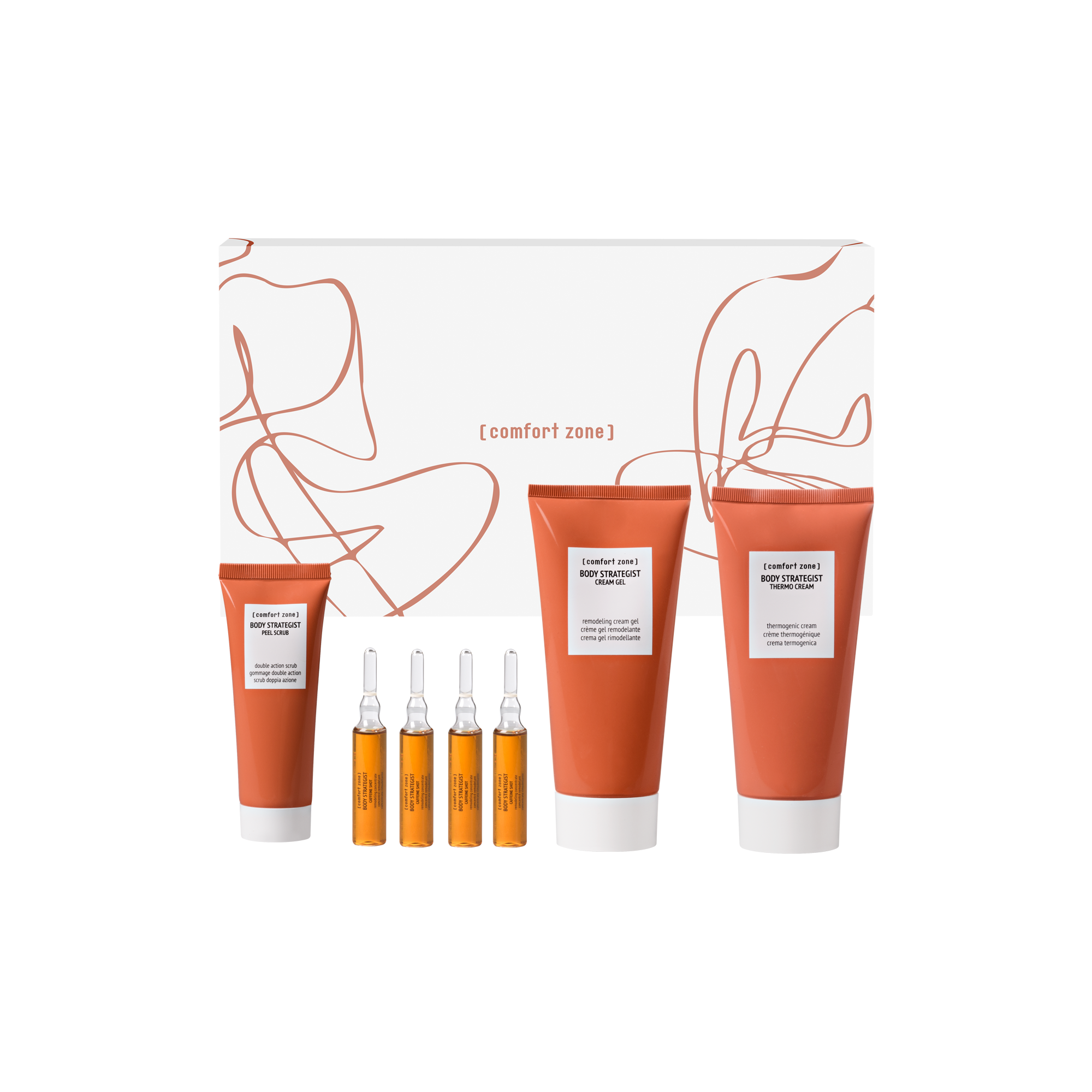 НАБОР "28 ДНЕЙ КОРРЕКЦИИ ЦЕЛЛЮЛИТА" С КРЕМ-ГЕЛЕМ ДЛЯ ТЕЛА  / BODY STRATEGIST CELLULITE KIT