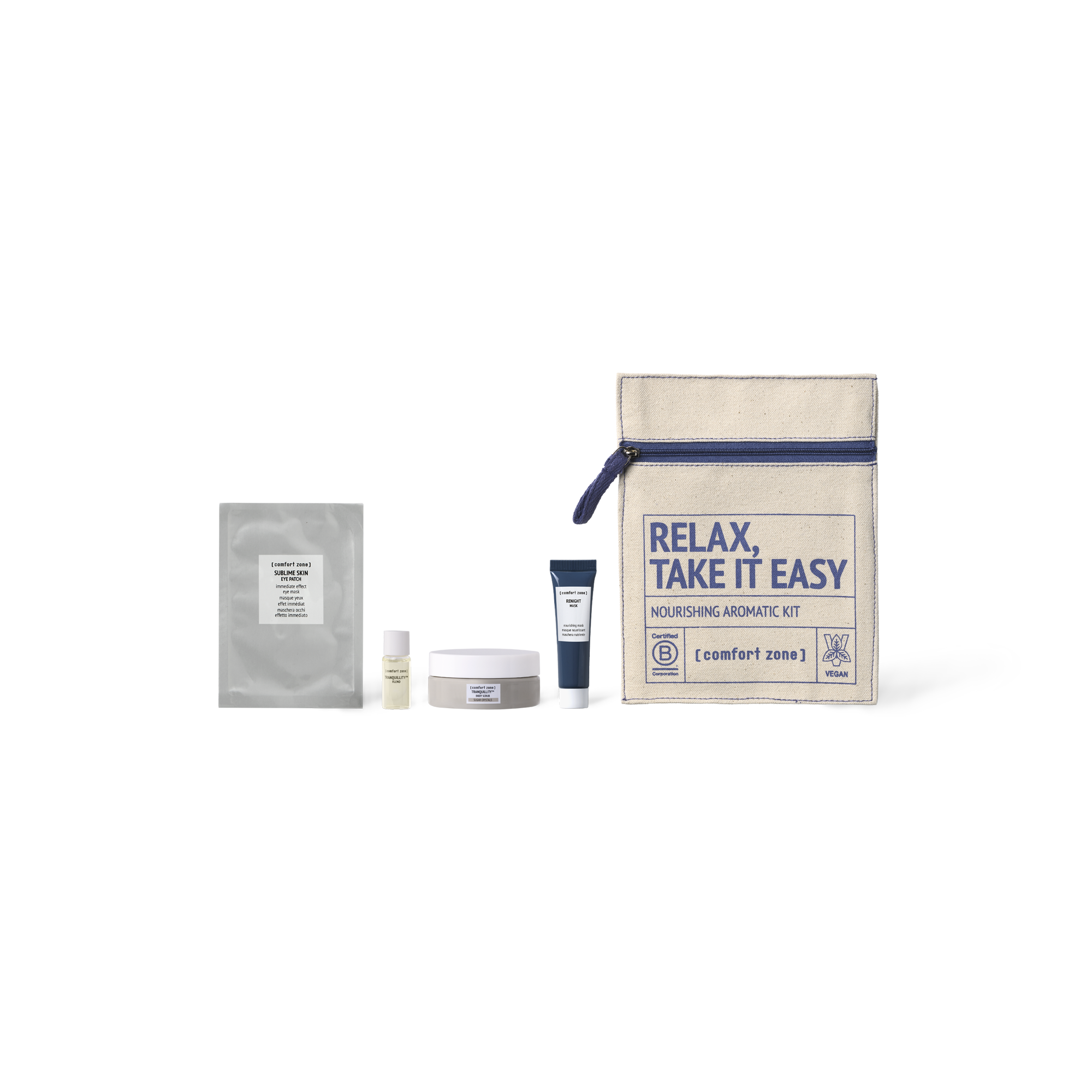 Питательный ароматерапевтический набор для лица и тела / RELAX TAKE IT EASY KIT 