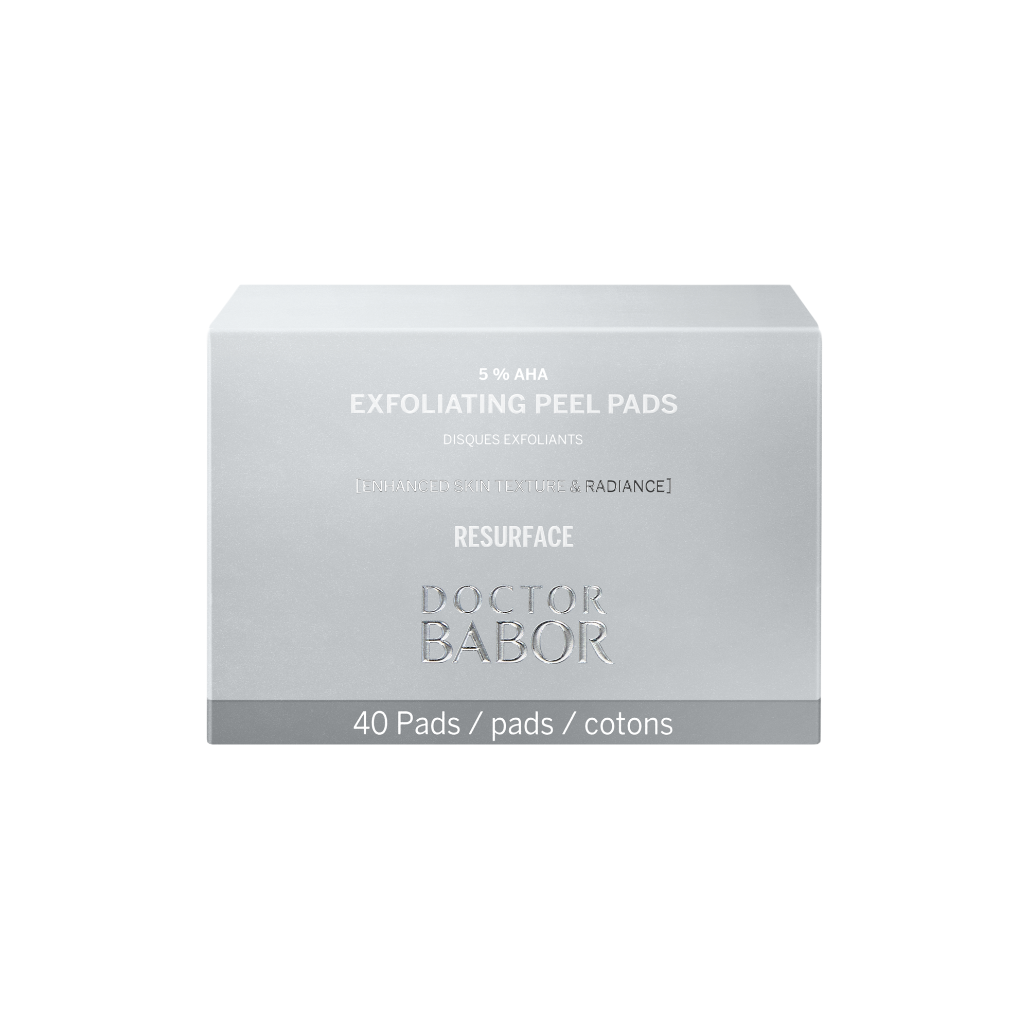 Патчи отшелушивающие для лица / DOCTOR BABOR RESURFACE Exfoliating Peel Pads