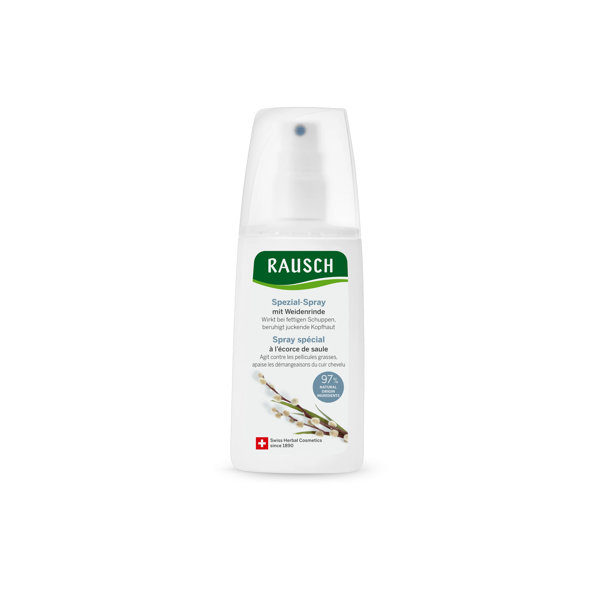Лечебный спрей-кондиционер с корой ивы / Treatment spray conditioner with willow bark
