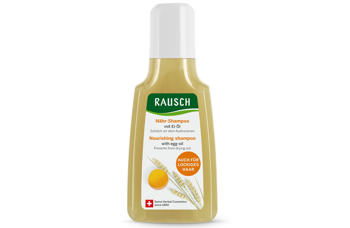 Nourishing shampoo with egg-oil