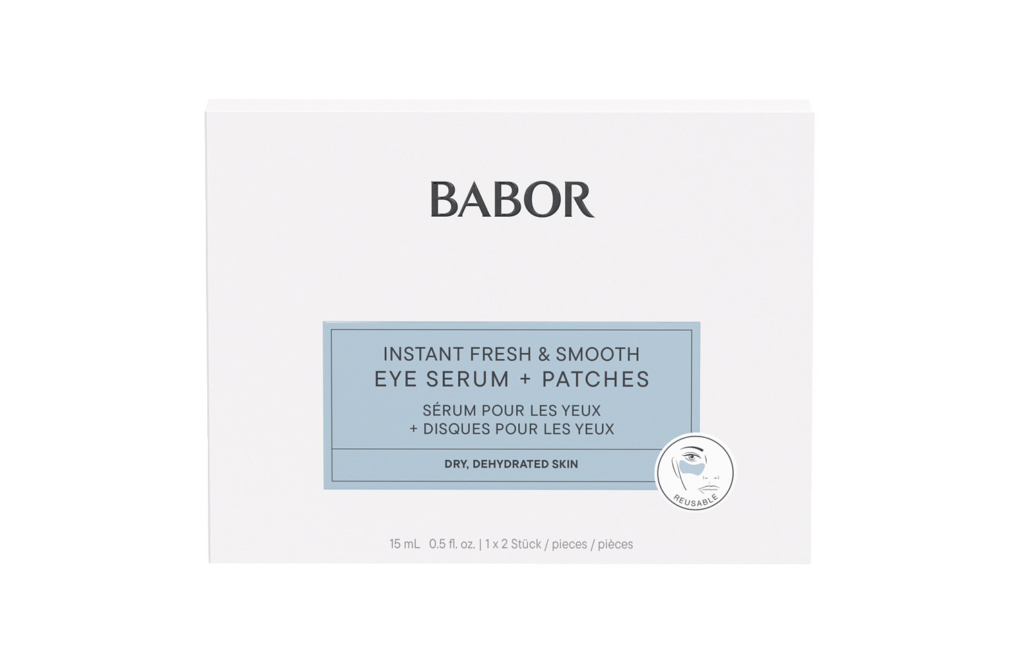 Babor Instant Fresh&Smooth Eye Serum+Patches