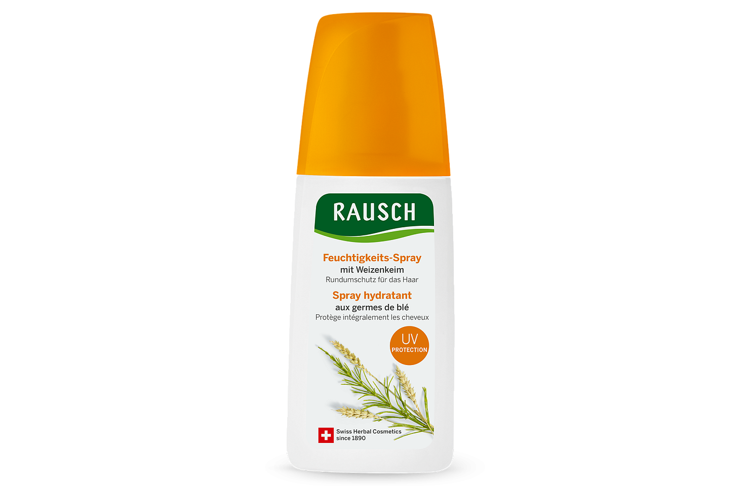 Moisturising spray conditioner with wheatgerm