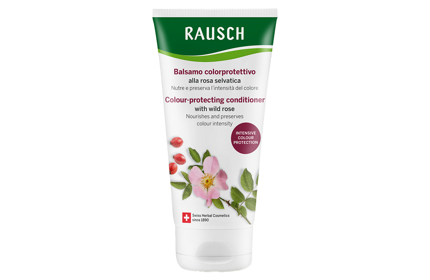 Colour-protecting conditioner with wildrose