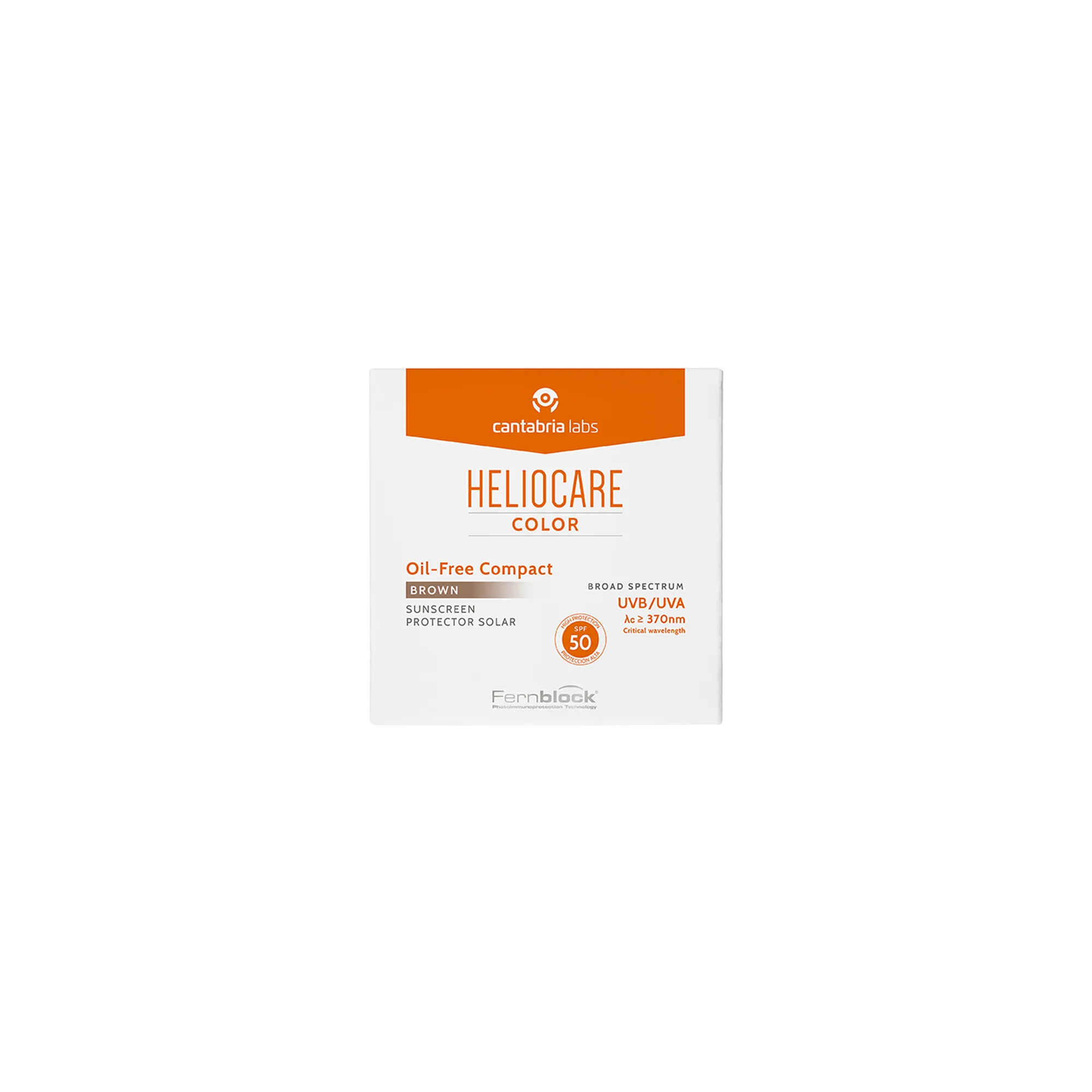 Крем-пудра для жирной и комбинированной кожи для лица / Heliocare Compact Oil Free SPF50 (B)