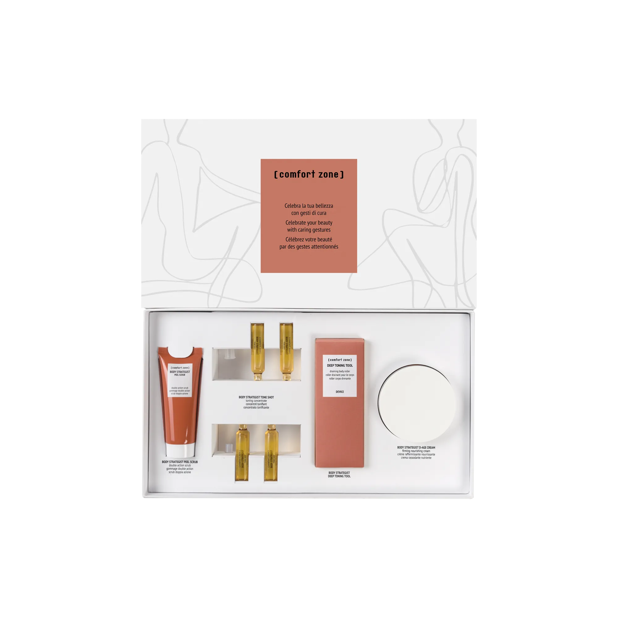 НАБОР "СТРАТЕГИЯ ИДЕАЛЬНОГО ТЕЛА: "28 ДНЕЙ ДЛЯ ТОНУСА" ДЛЯ ТЕЛА / BODY STRATEGIST 28-DAY TONE KIT