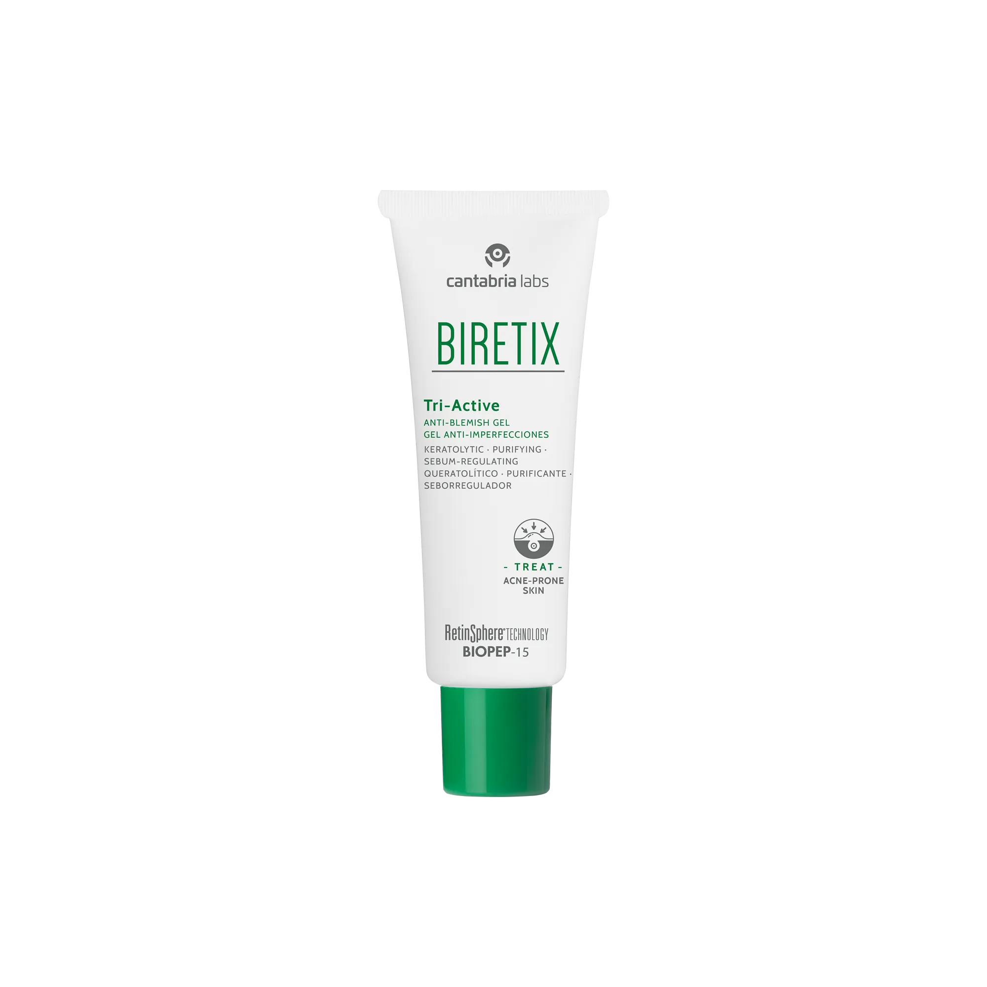 Гель три-актив для кожи лица с акне для лица / Biretix Tri-Active Anti-Blemish Gel