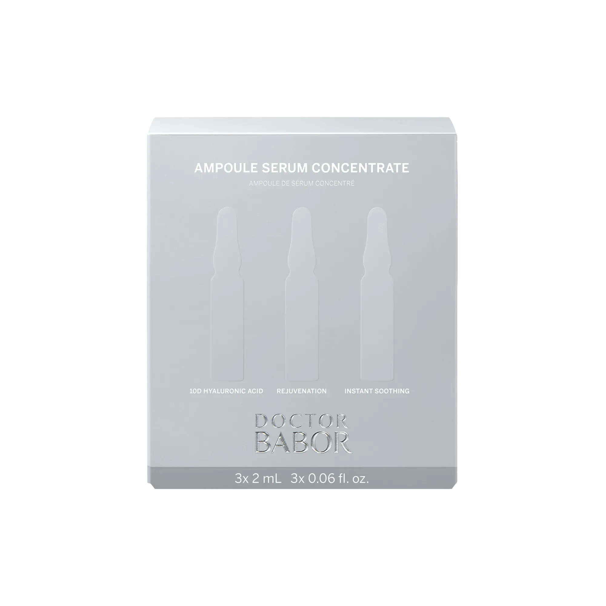 Набор Ампульных Концентратов для лица / DOCTOR BABOR HYDRATION 10D hyaluronic acid ampoule serum