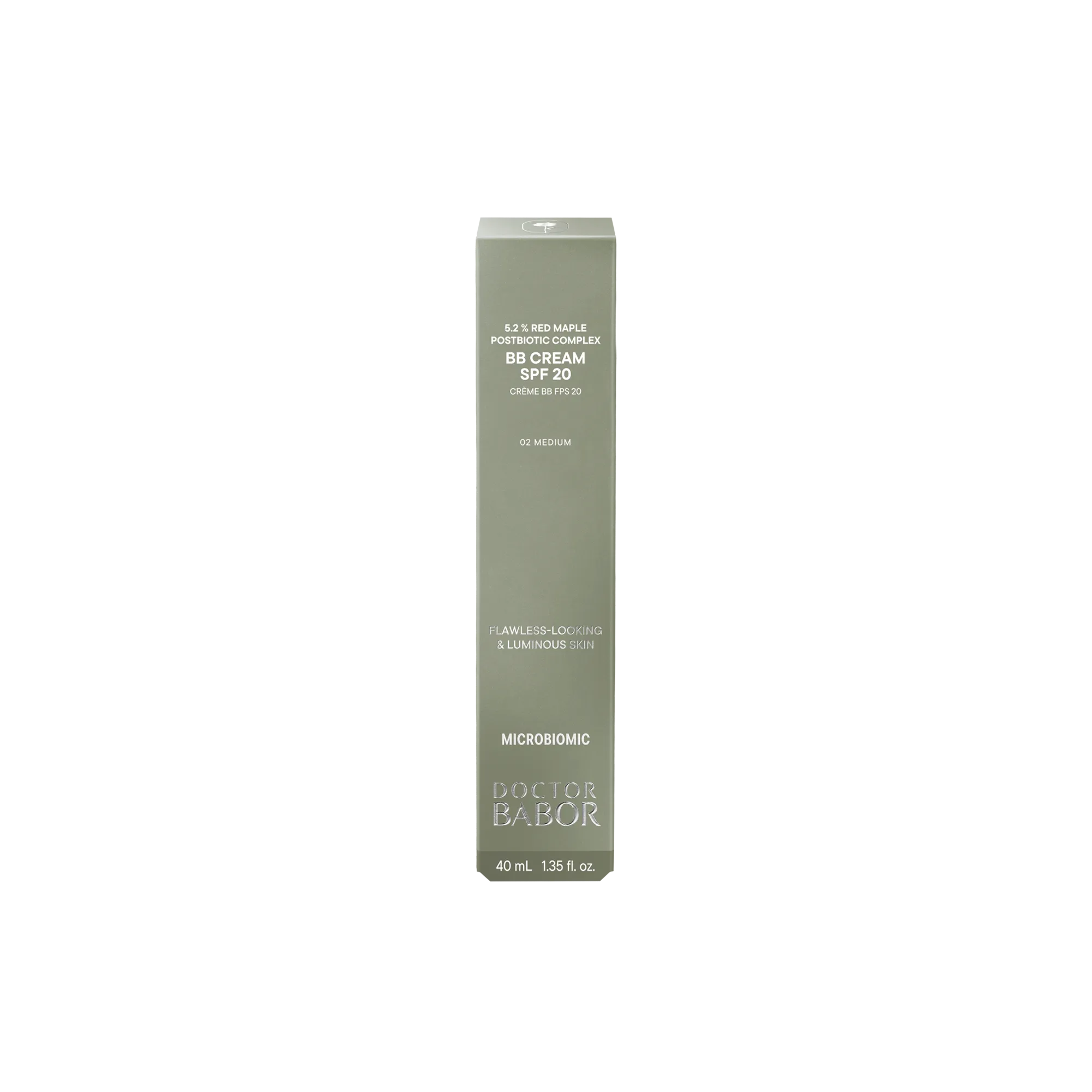 BB - крем и SPF 20 для лица / Doctor Babor Microbiomic BB Cream SPF 20 02 Medium 40ml