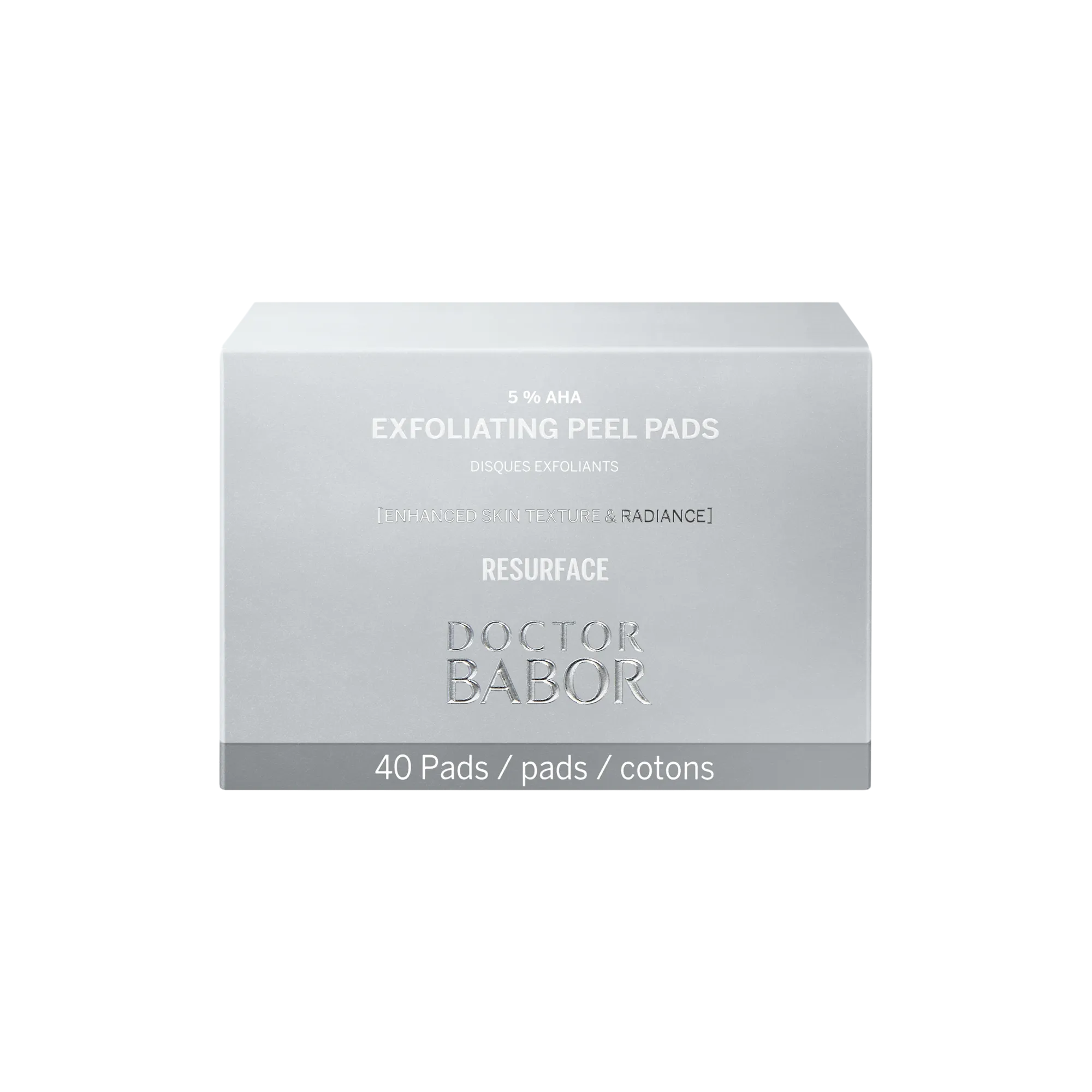 Патчи отшелушивающие для лица / DOCTOR BABOR RESURFACE Exfoliating Peel Pads