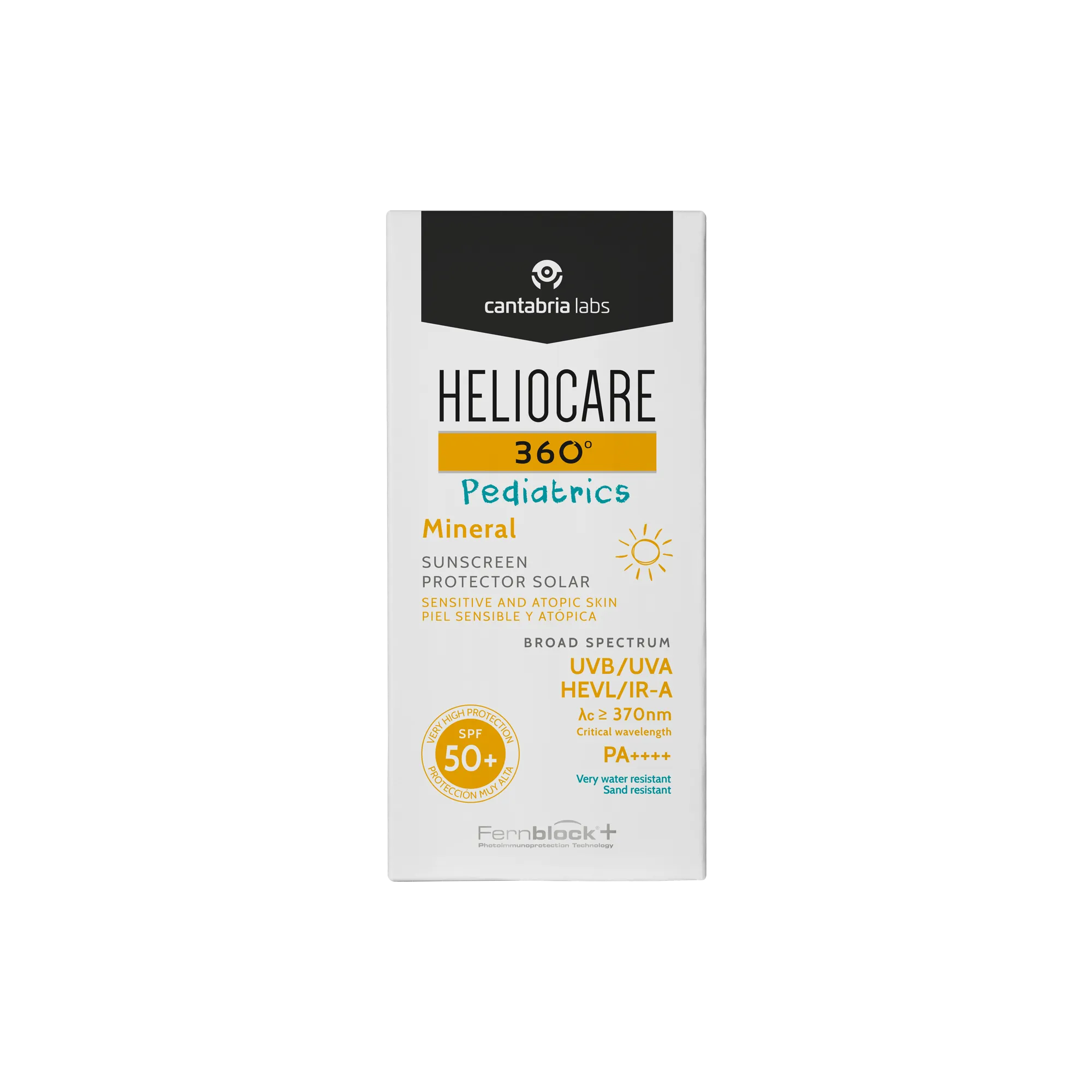 Минеральный фотопротектор для детей для лица / Heliocare 360º Pediatrics Mineral Sunscreen  SPF50+