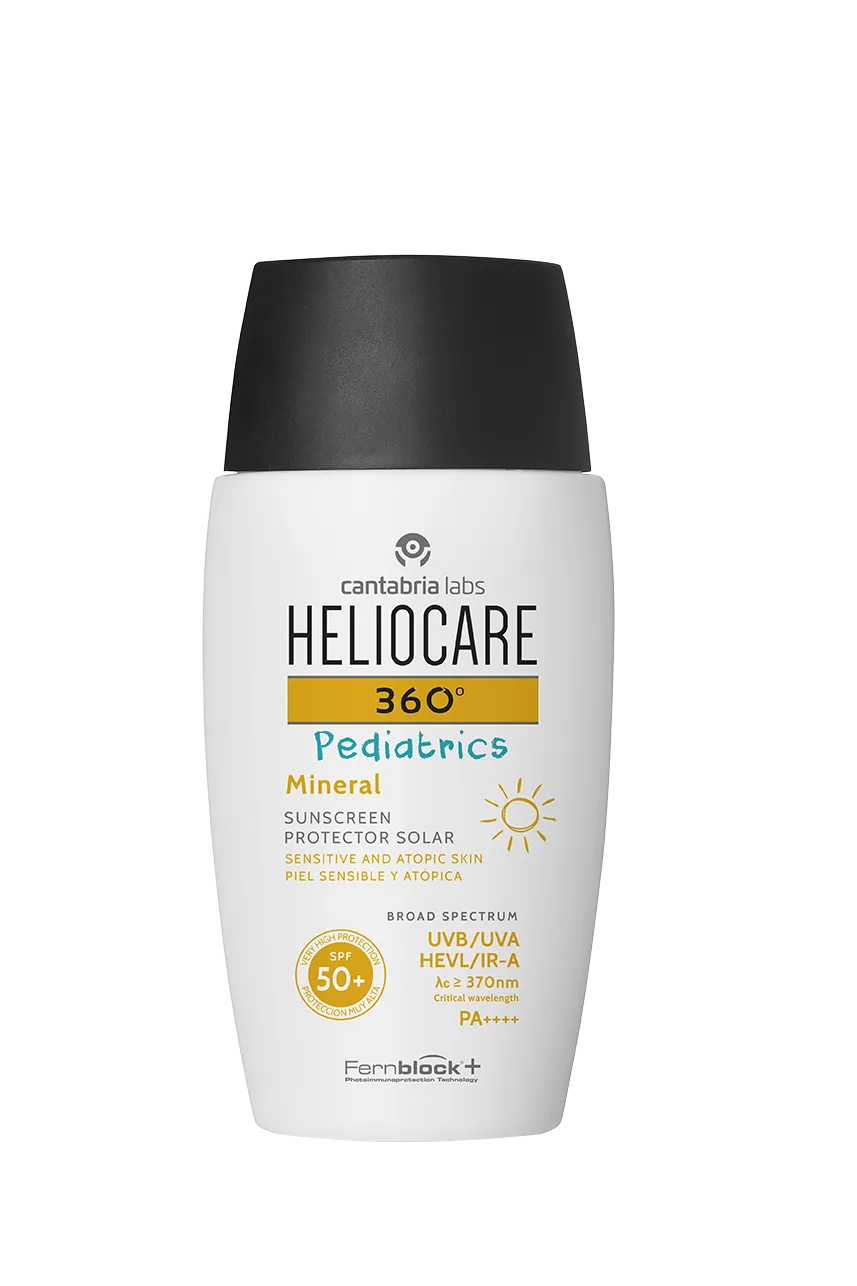 Минеральный фотопротектор для детей для лица / Heliocare 360º Pediatrics Mineral Sunscreen  SPF50+