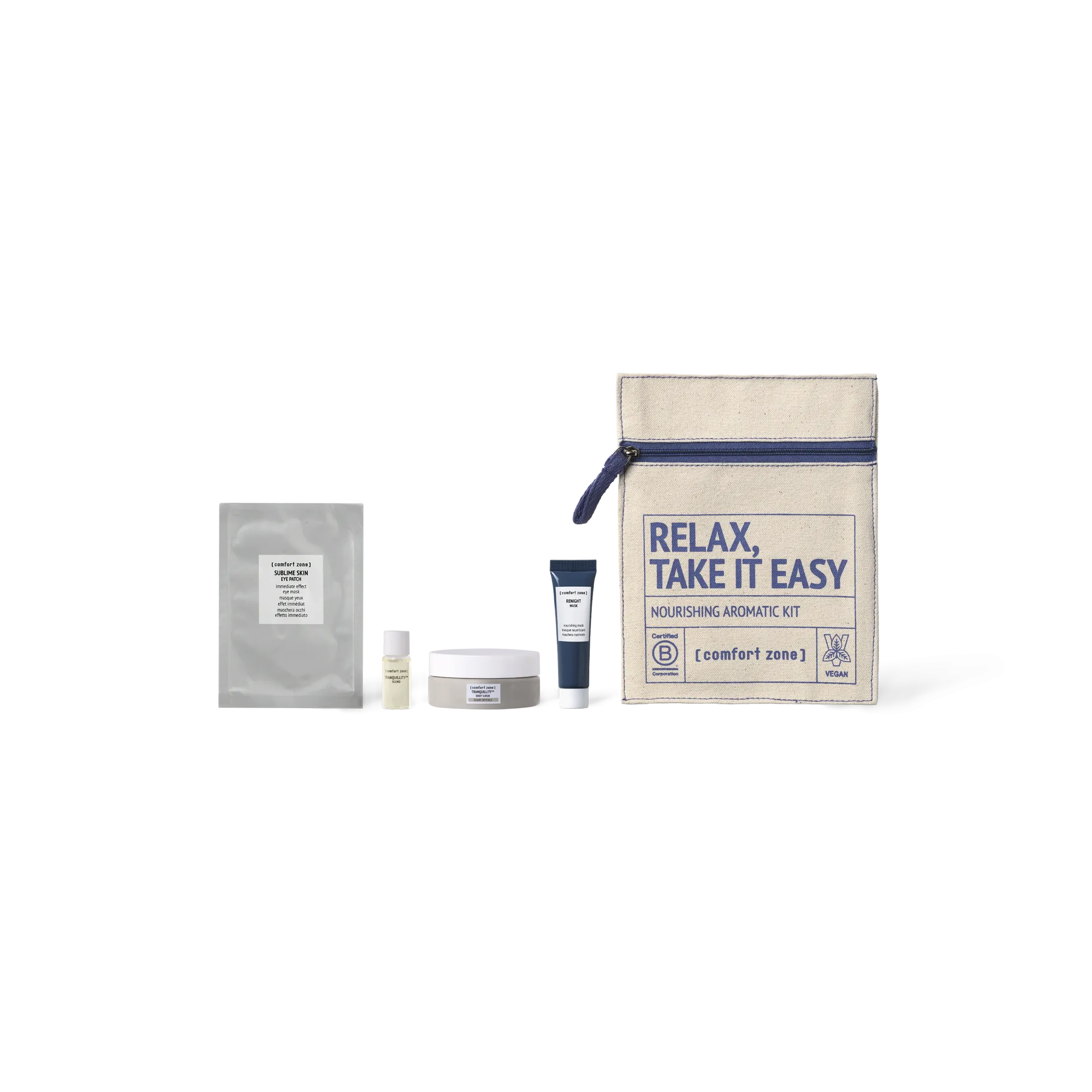 Питательный ароматерапевтический набор для лица и тела / RELAX TAKE IT EASY KIT 