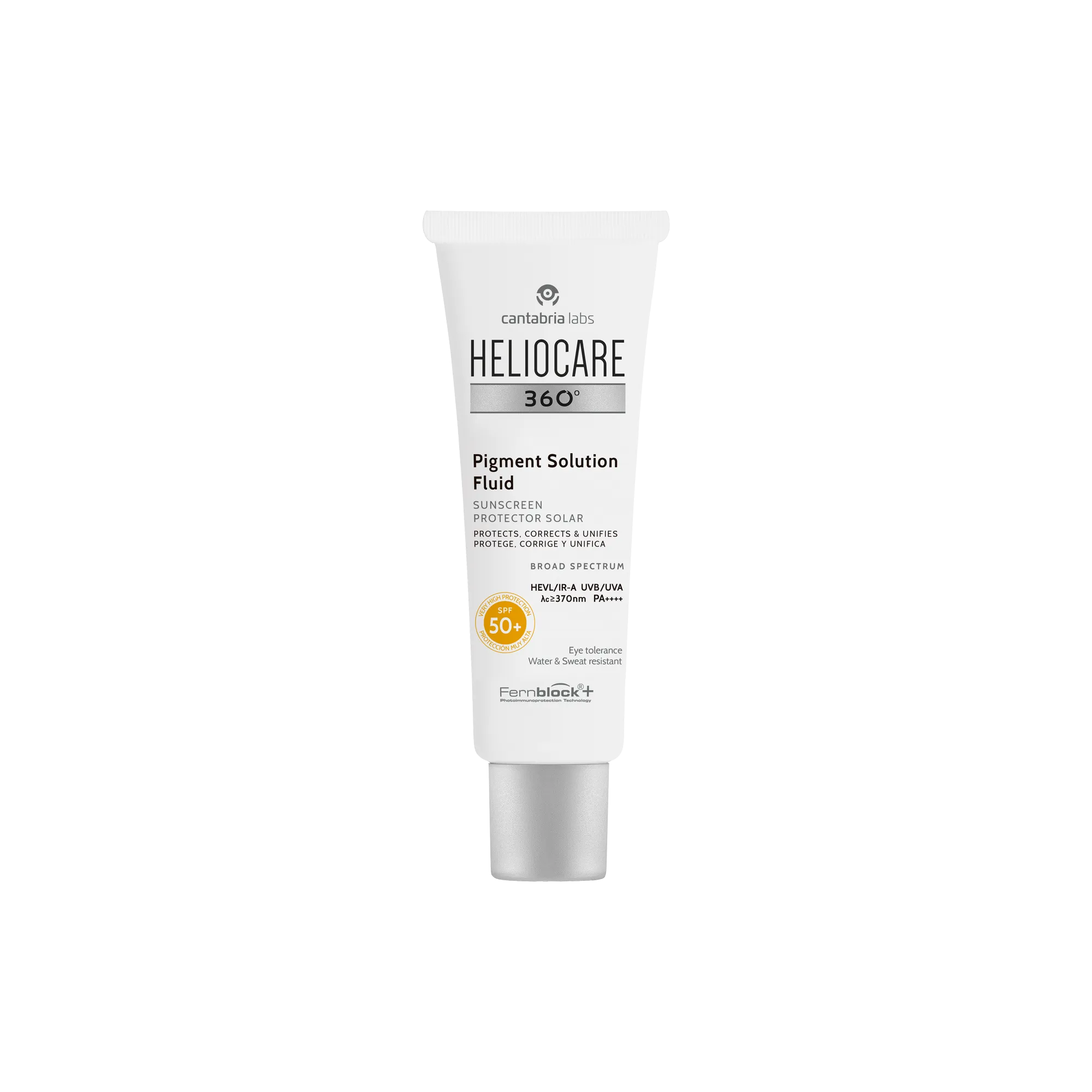 Флюид с Spf 50 от пигментации для лица / Heliocare 360 Pigment Solution Fluid Sunscreen