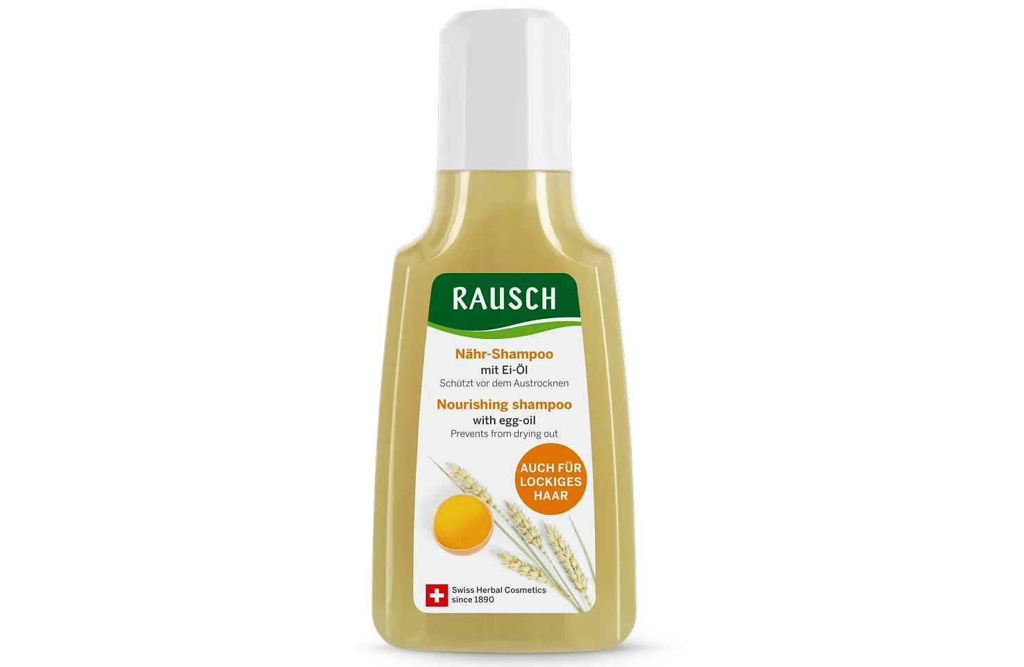 Nourishing shampoo with egg-oil